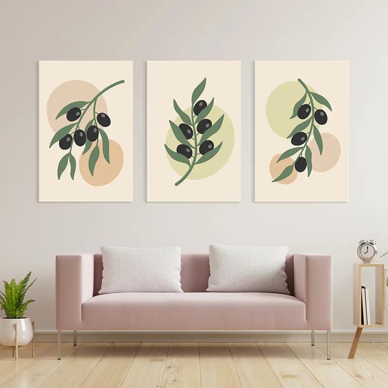 Mehrteiliges Leinwandbild Oliveranch mockup 3