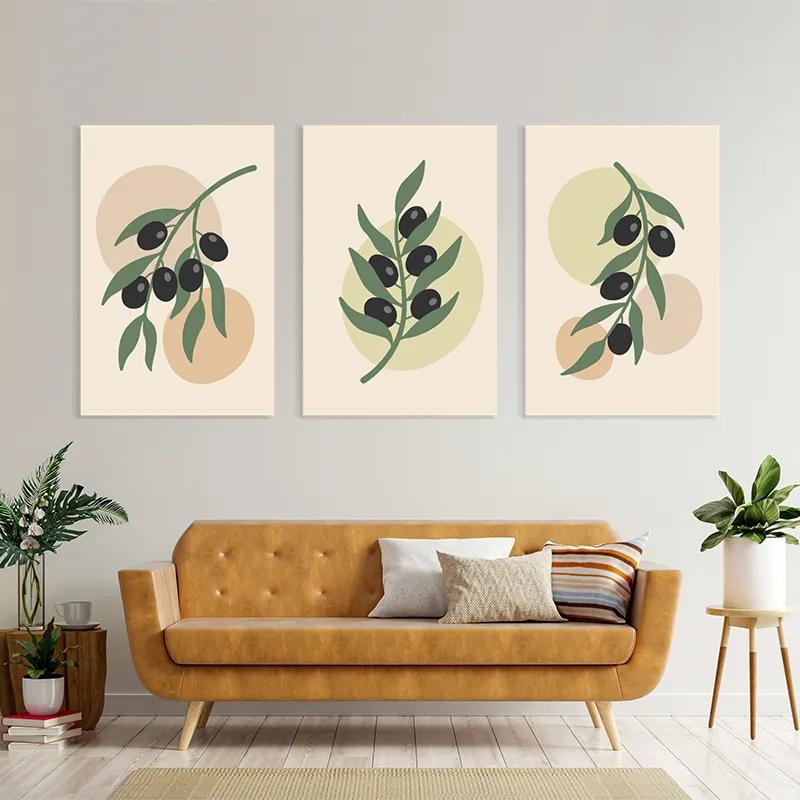 Mehrteiliges Leinwandbild Oliveranch mockup 4