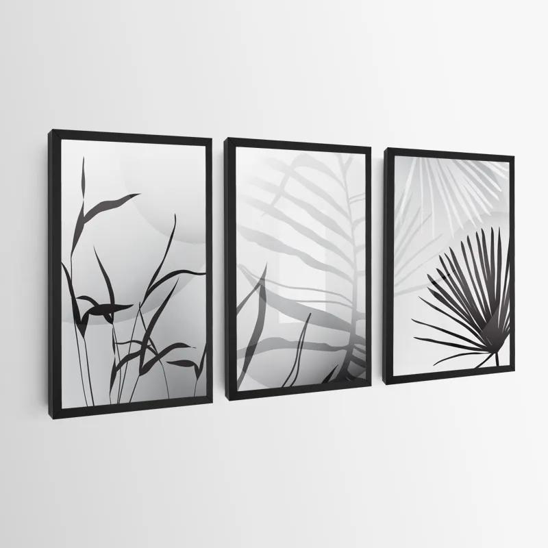 Mehrteiliges Leinwandbild Leaf Shadow mockup 0