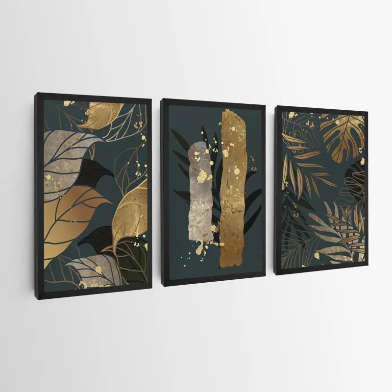 Mehrteiliges Leinwandbild Tropical Leaves mockup 0