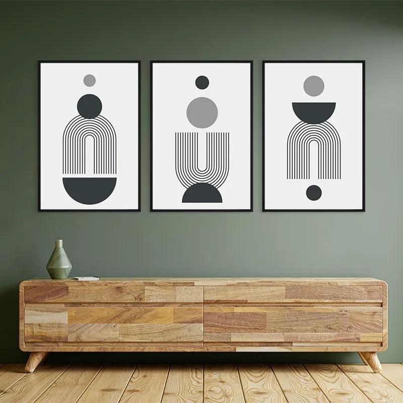 Mehrteiliges Leinwandbild Greyrt mockup 2