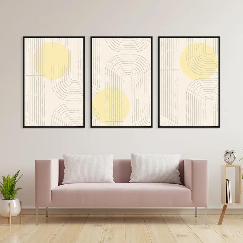 Mehrteiliges Leinwandbild Boho Home Decor mockup 3