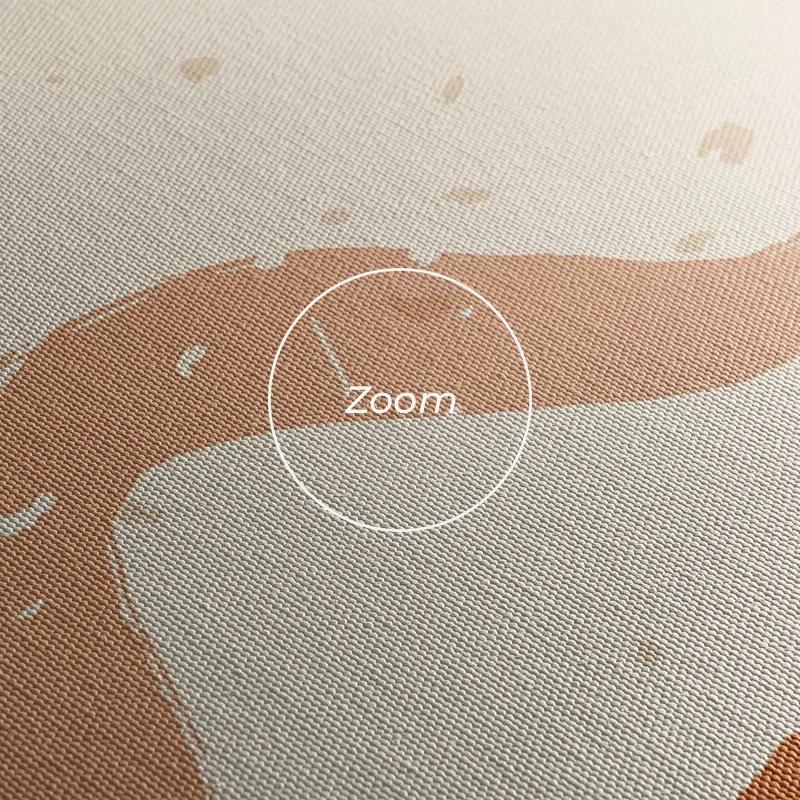 Mehrteiliges Leinwandbild Cream Orangert mockup 1