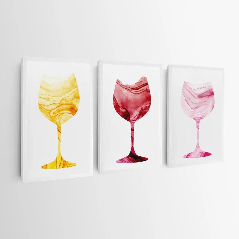 Mehrteiliges Leinwandbild Drinks mockup 0