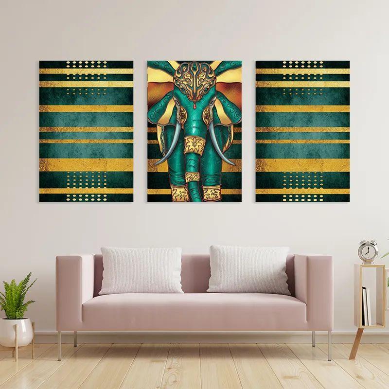 Bluend Gold Elephant mockup 3