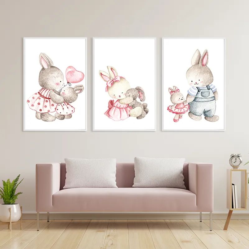 Bunny Family mockup 3