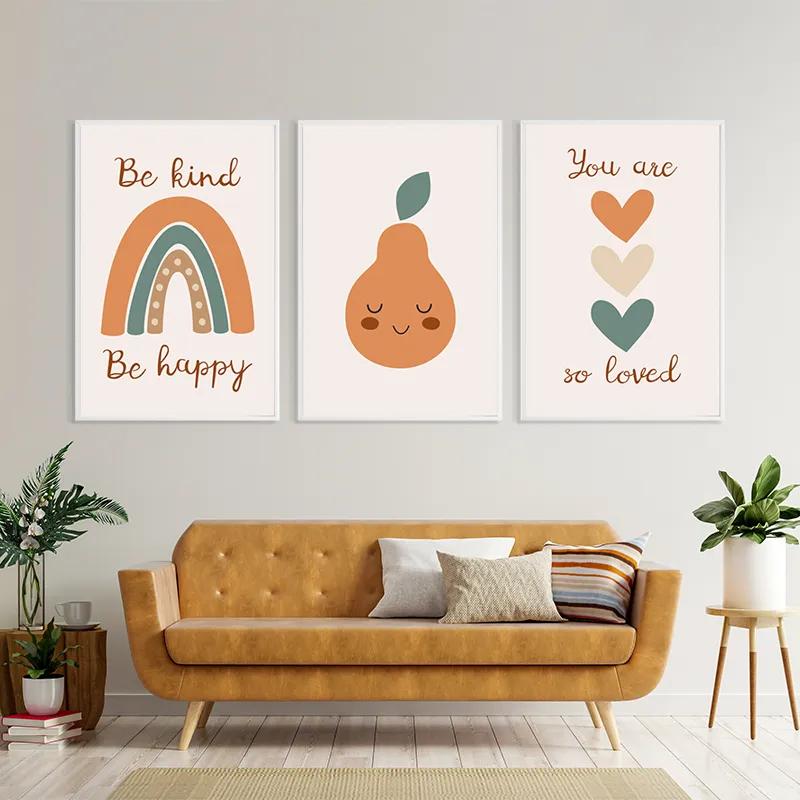 Mehrteiliges Leinwandbild Baby So Loved mockup 4