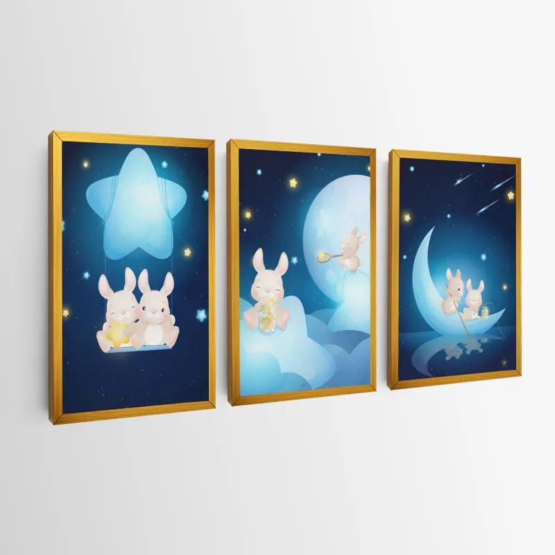 Mehrteiliges Leinwandbild Star Nightunny mockup 0