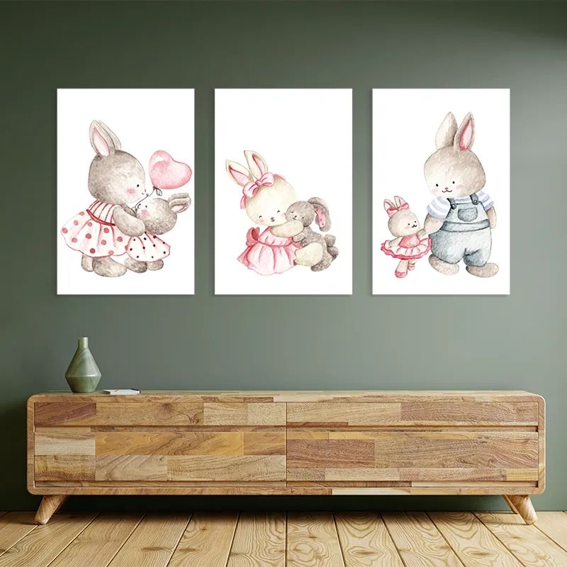 Bunny Family mockup 2