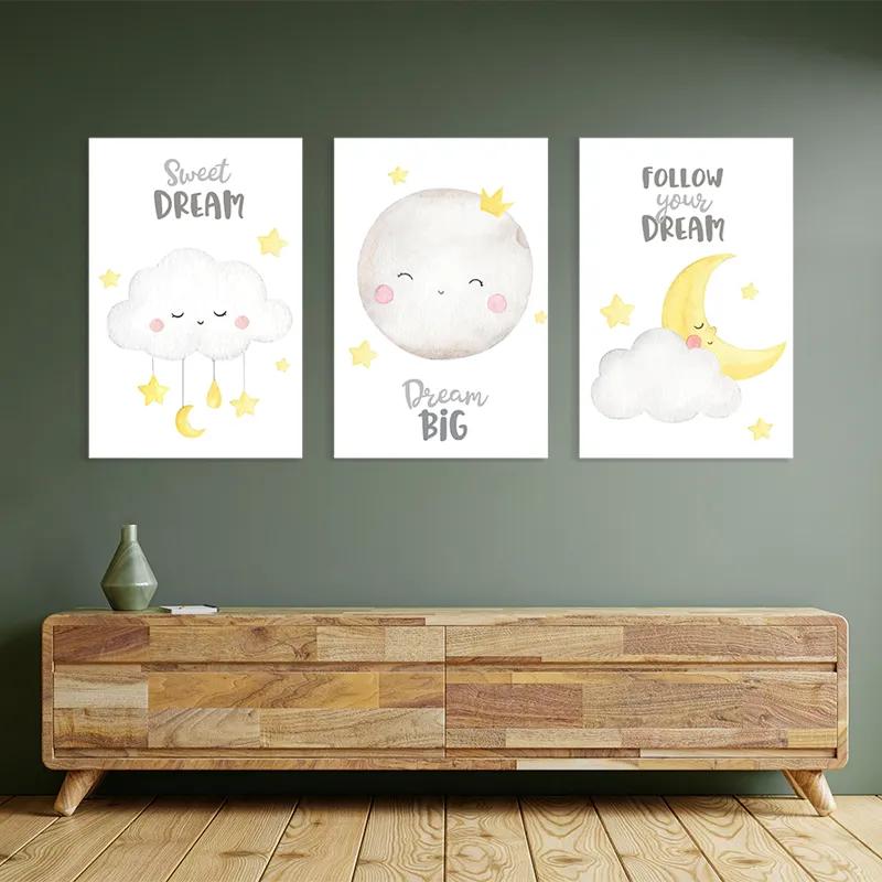 Mehrteiliges Leinwandbild Dreamig Set mockup 2