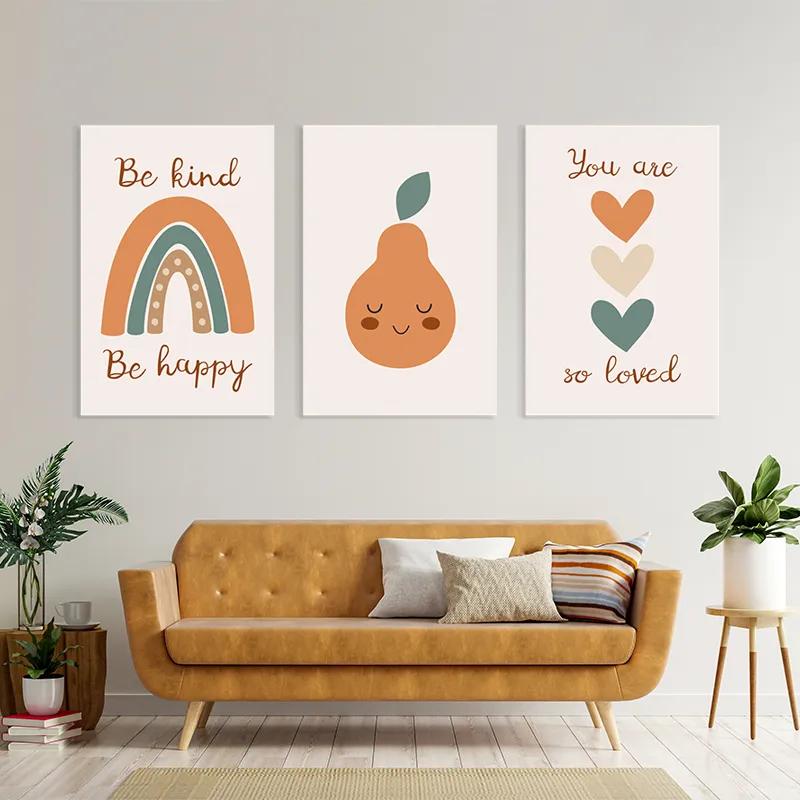 Mehrteiliges Leinwandbild Baby So Loved mockup 4