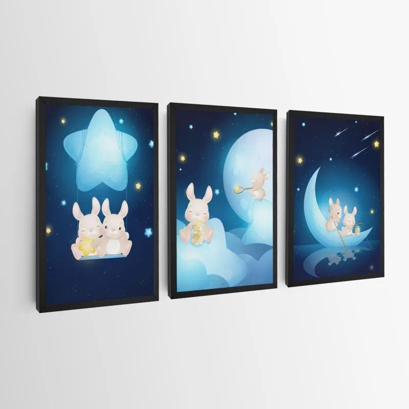 Mehrteiliges Leinwandbild Star Nightunny mockup 0
