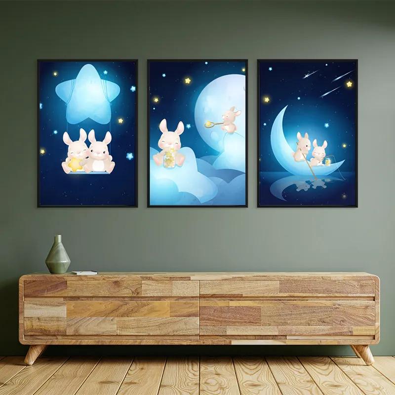 Mehrteiliges Leinwandbild Star Nightunny mockup 2