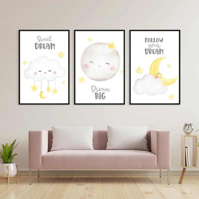 Mehrteiliges Leinwandbild Dreamig Set mockup 3