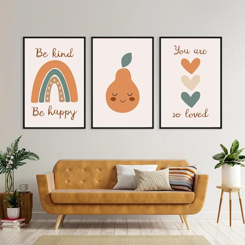 Mehrteiliges Leinwandbild Baby So Loved mockup 4