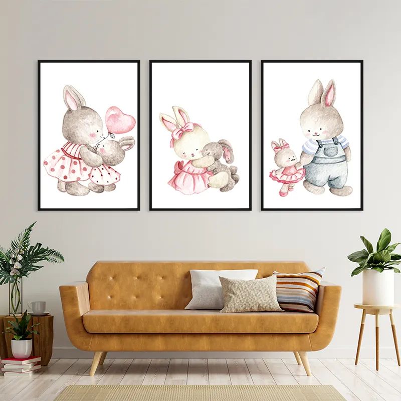 Bunny Family mockup 4