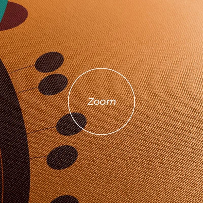 Mehrteiliges Leinwandbild Indiannimals mockup 1