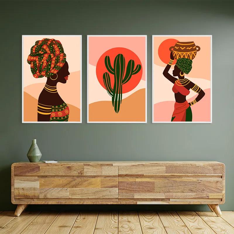 Mehrteiliges Leinwandbild African Tradition Set mockup 2