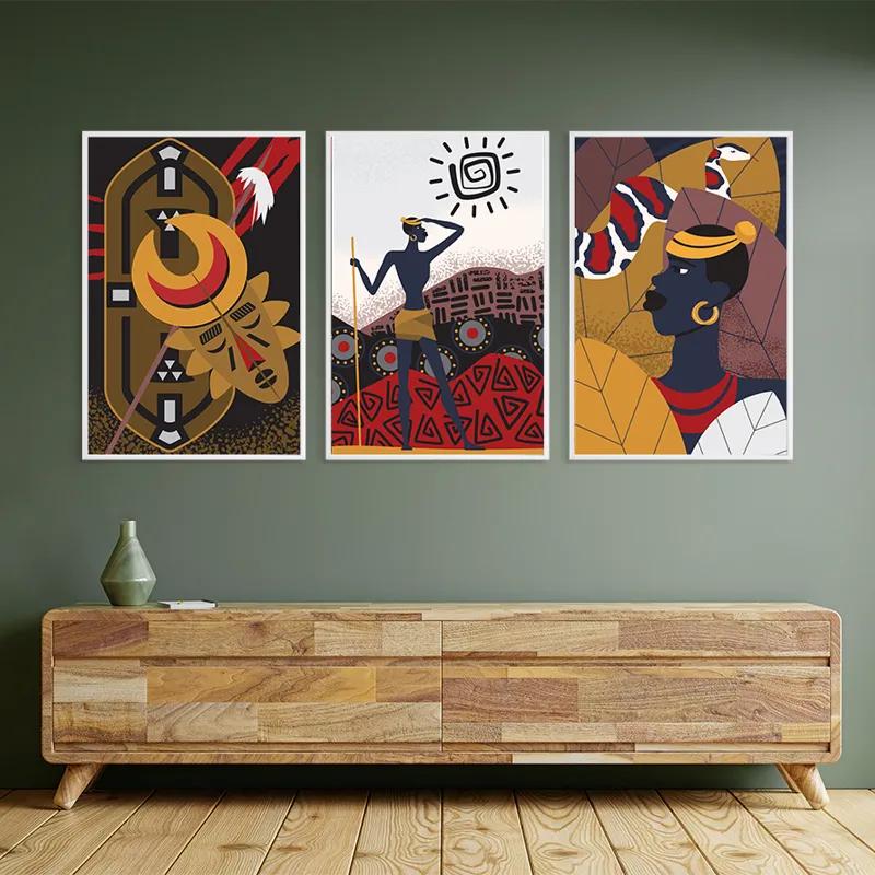 Mehrteiliges Leinwandbild Hunters Set mockup 2