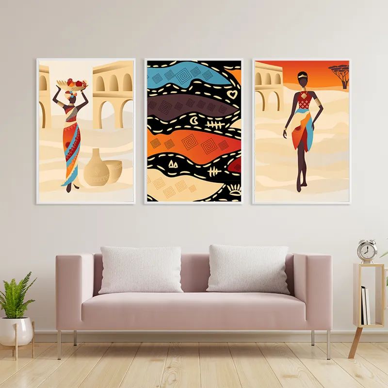 African Woman Set mockup 3