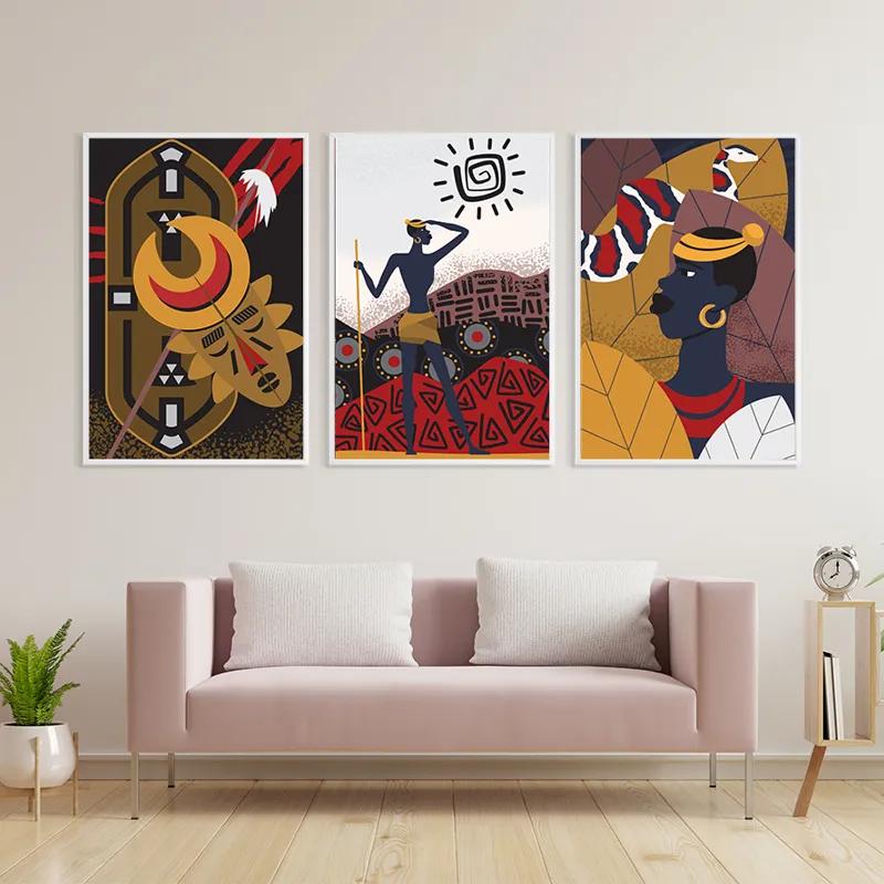 Mehrteiliges Leinwandbild Hunters Set mockup 3