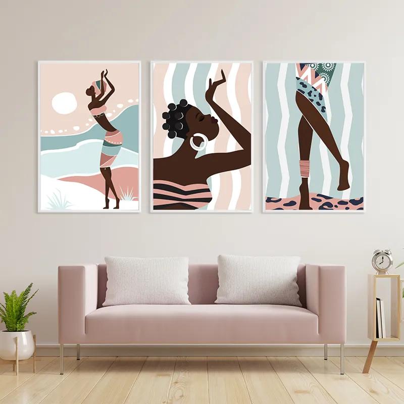 Mehrteiliges Leinwandbild Traditional Set mockup 3