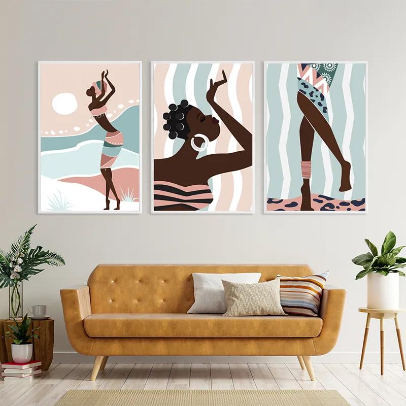 Mehrteiliges Leinwandbild Traditional Set mockup 4