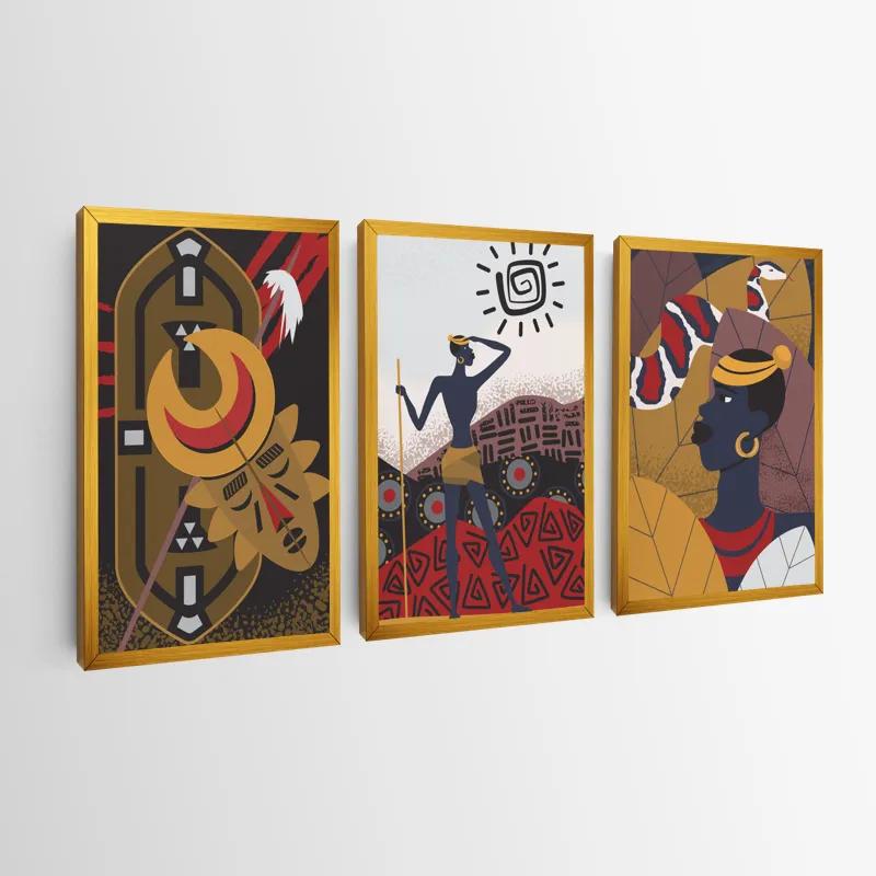 Mehrteiliges Leinwandbild Hunters Set mockup 0