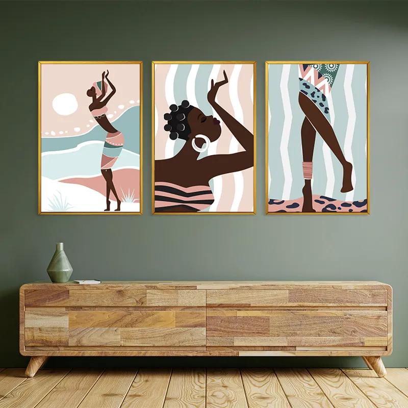 Mehrteiliges Leinwandbild Traditional Set mockup 2