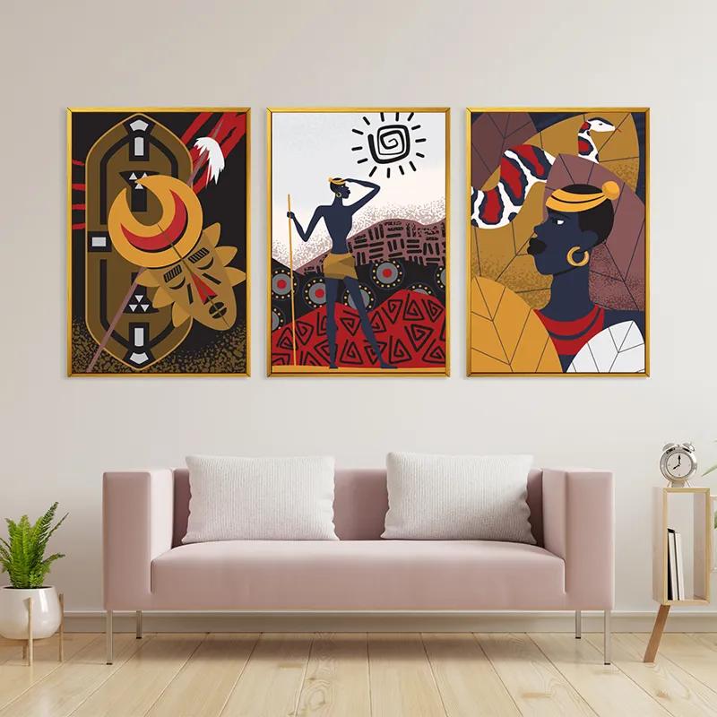 Mehrteiliges Leinwandbild Hunters Set mockup 3