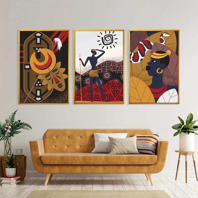 Mehrteiliges Leinwandbild Hunters Set mockup 4