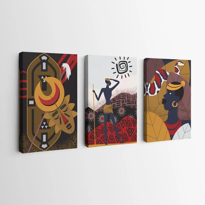 Mehrteiliges Leinwandbild Hunters Set mockup 0