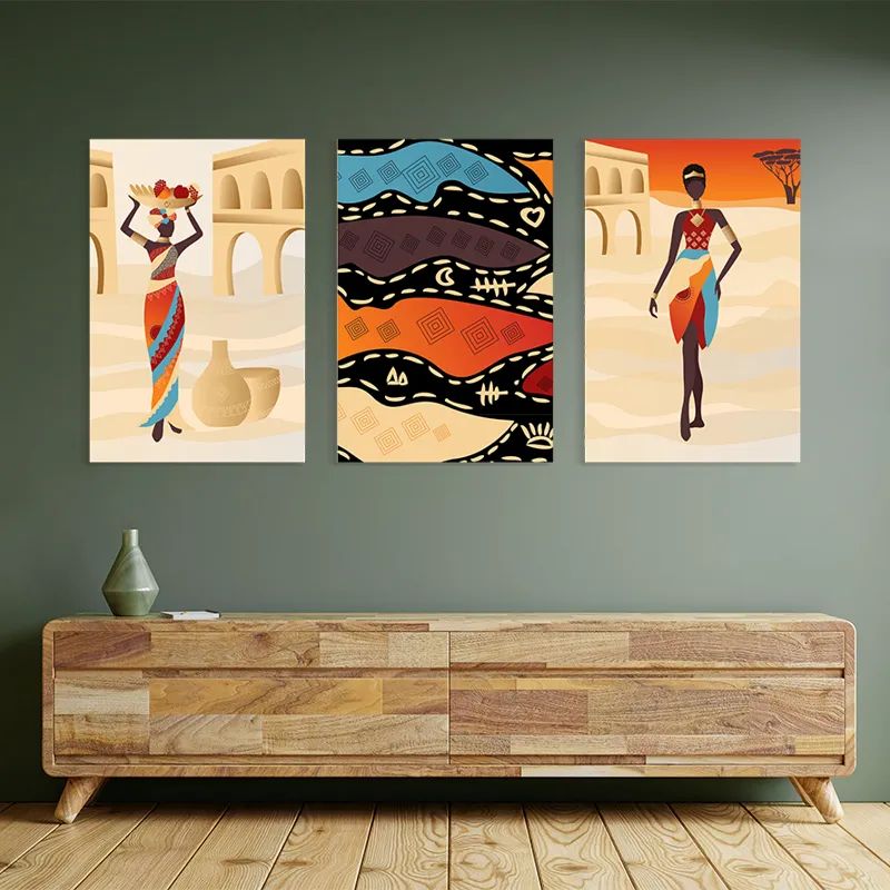 African Woman Set mockup 2