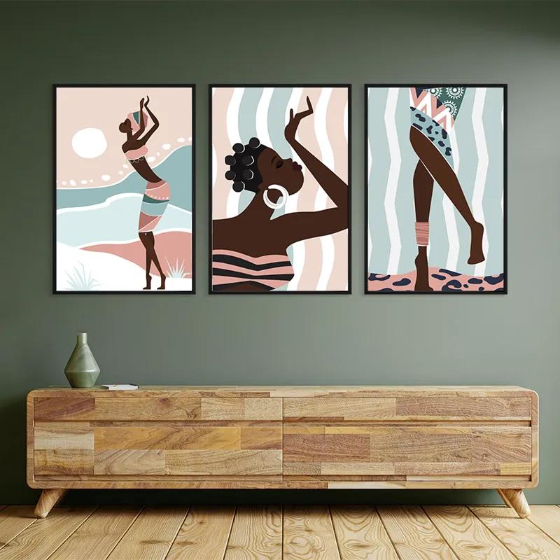 Mehrteiliges Leinwandbild Traditional Set mockup 2