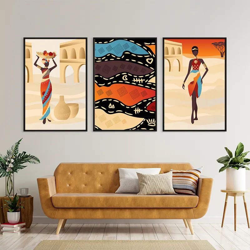 African Woman Set mockup 4