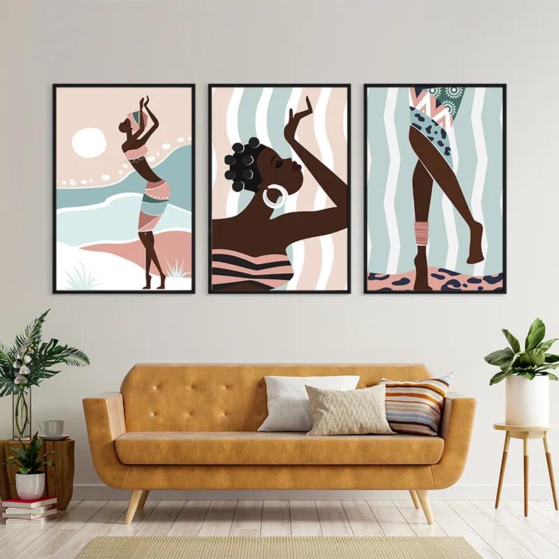 Mehrteiliges Leinwandbild Traditional Set mockup 4