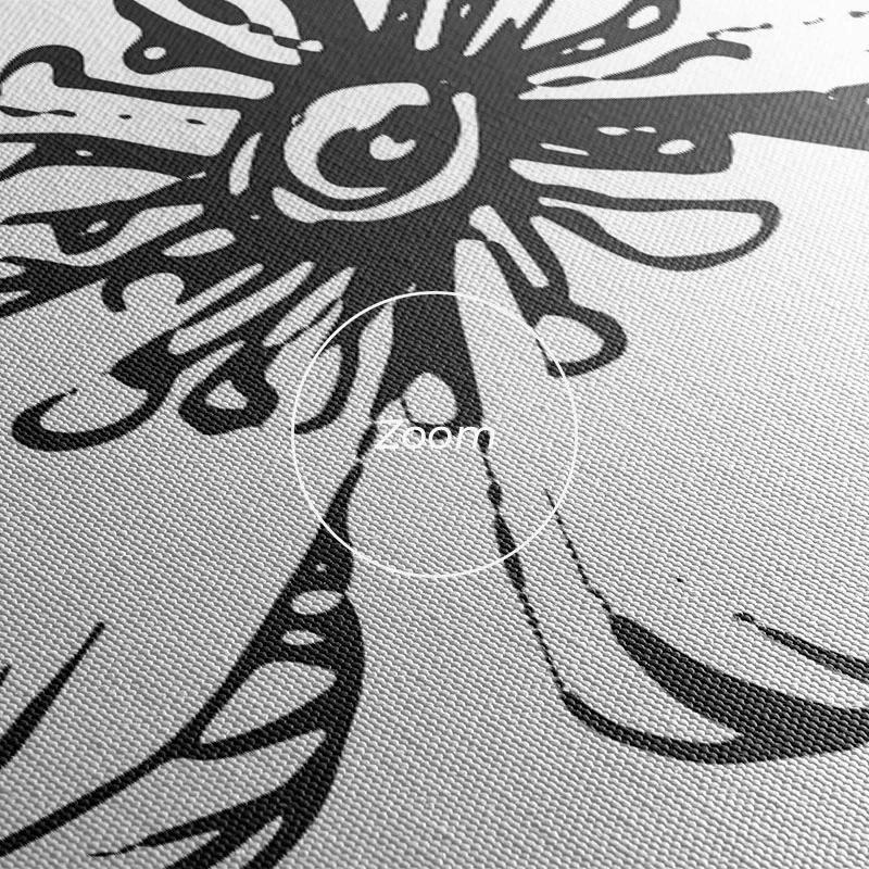 Mehrteiliges Leinwandbild Grey Moon Nature Set mockup 1