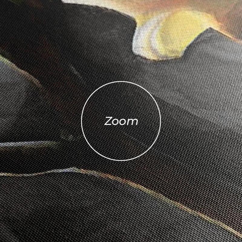 Mehrteiliges Leinwandbild Smoke White Flower mockup 1