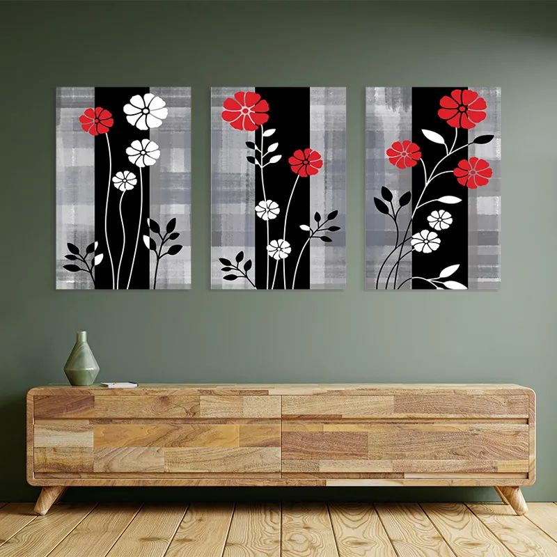 Whitend Red Flowers mockup 2
