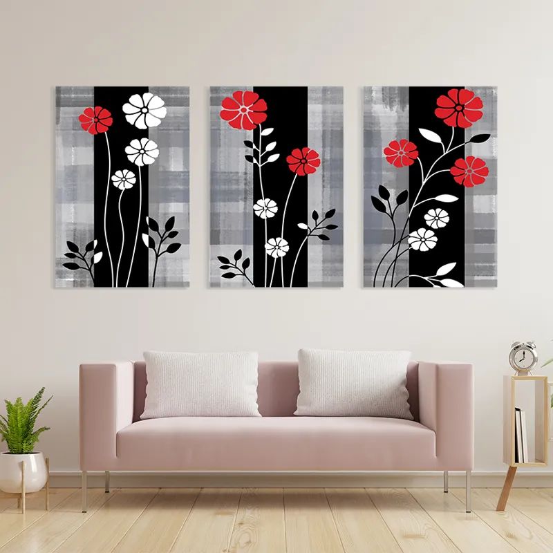 Whitend Red Flowers mockup 3
