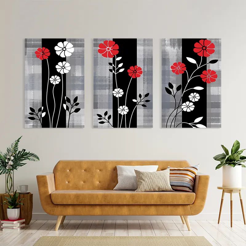 Whitend Red Flowers mockup 4