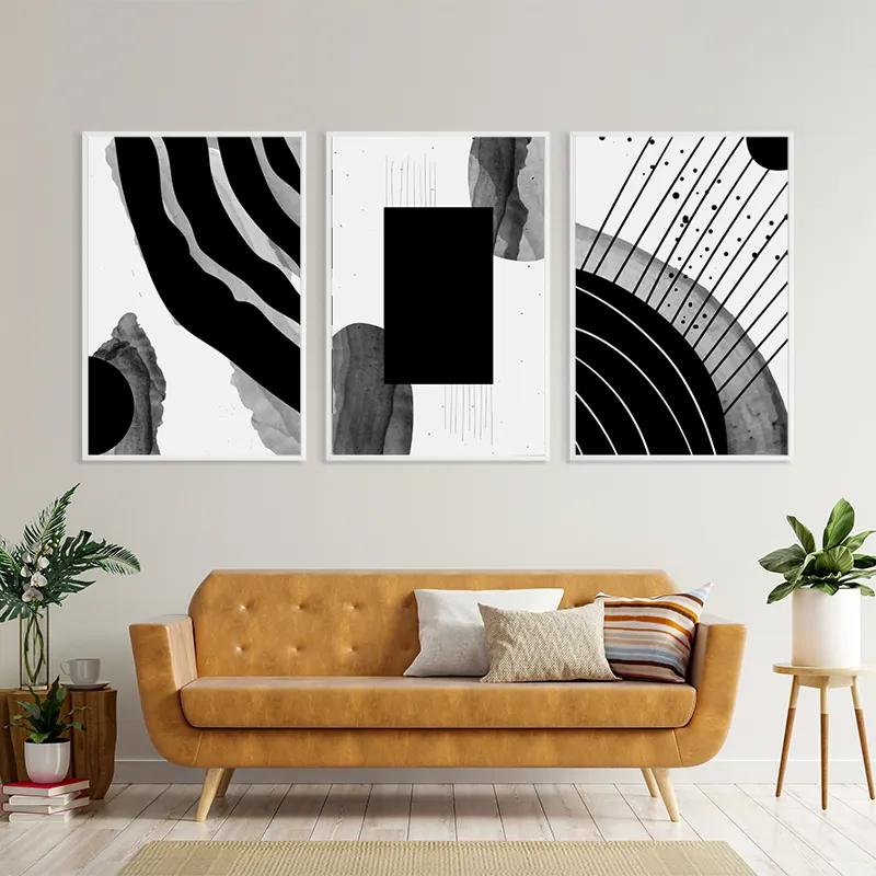 Mehrteiliges Leinwandbild Square Set mockup 4