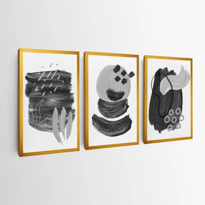 Mehrteiliges Leinwandbild Minimalist Grey mockup 0