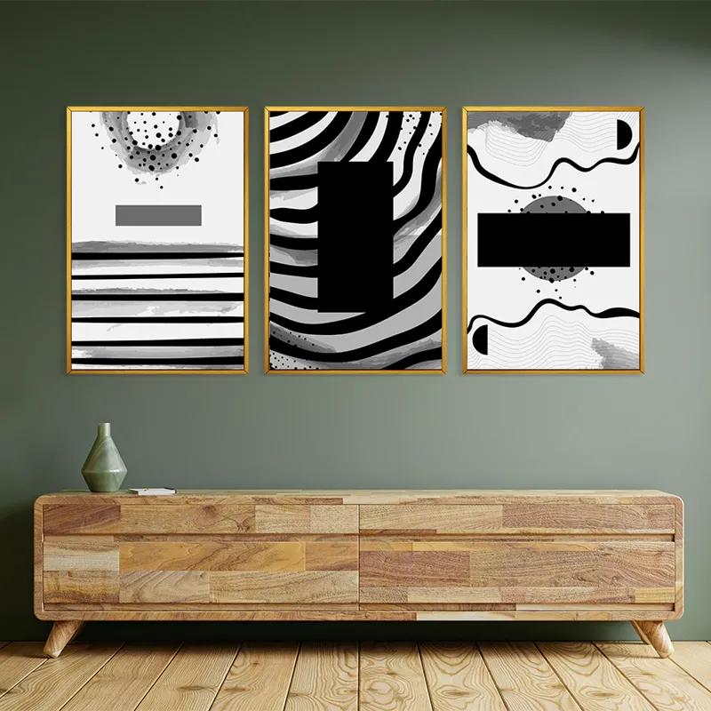 Mehrteiliges Leinwandbild Zebra Color Set mockup 2