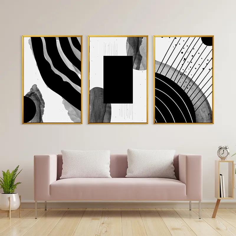 Mehrteiliges Leinwandbild Square Set mockup 3