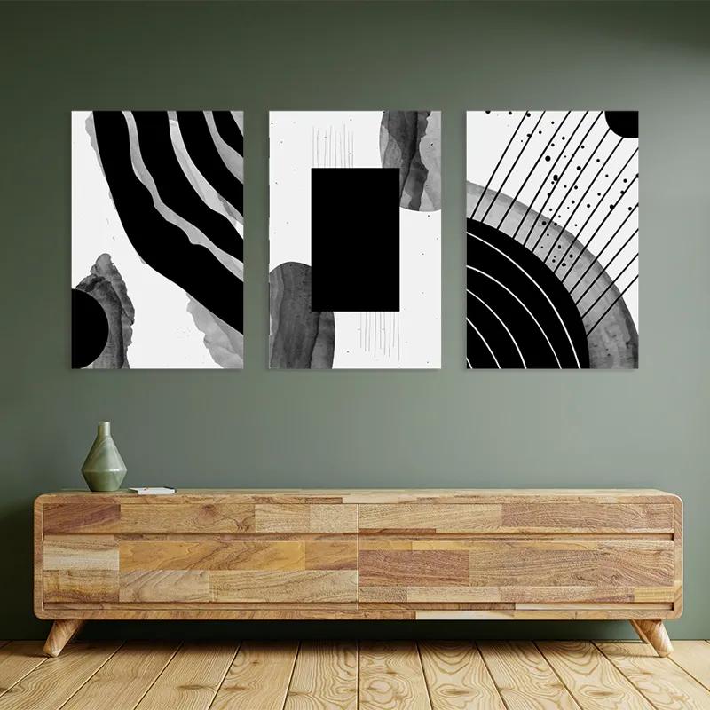 Mehrteiliges Leinwandbild Square Set mockup 2