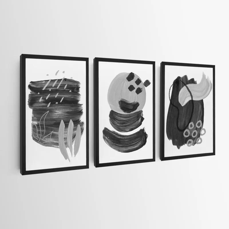 Mehrteiliges Leinwandbild Minimalist Grey mockup 0