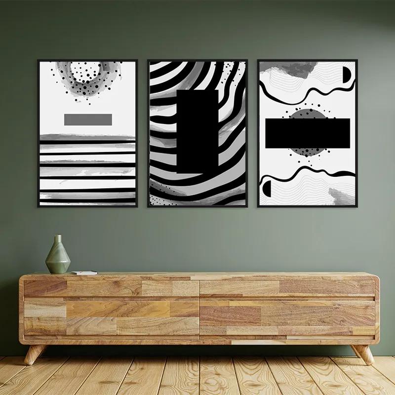 Mehrteiliges Leinwandbild Zebra Color Set mockup 2