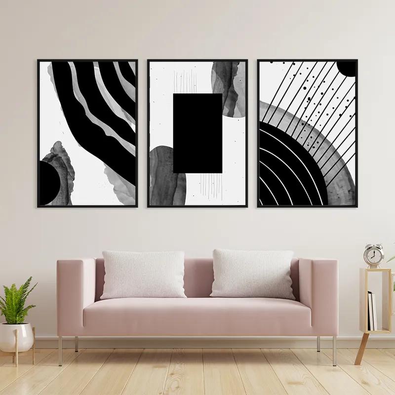 Mehrteiliges Leinwandbild Square Set mockup 3