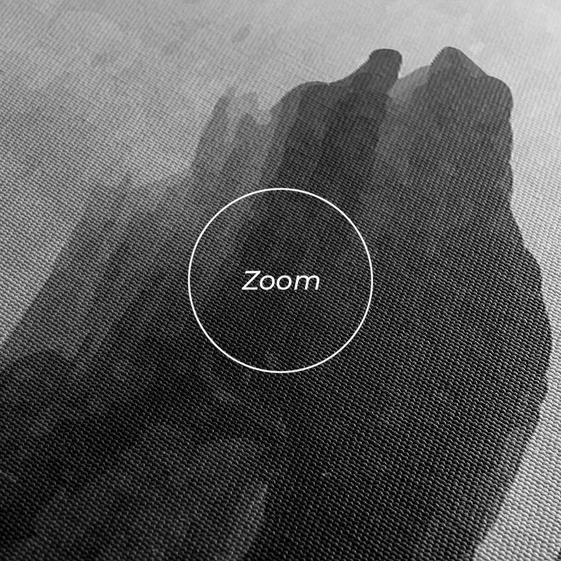 Mehrteiliges Leinwandbild Minimalist Grey mockup 1